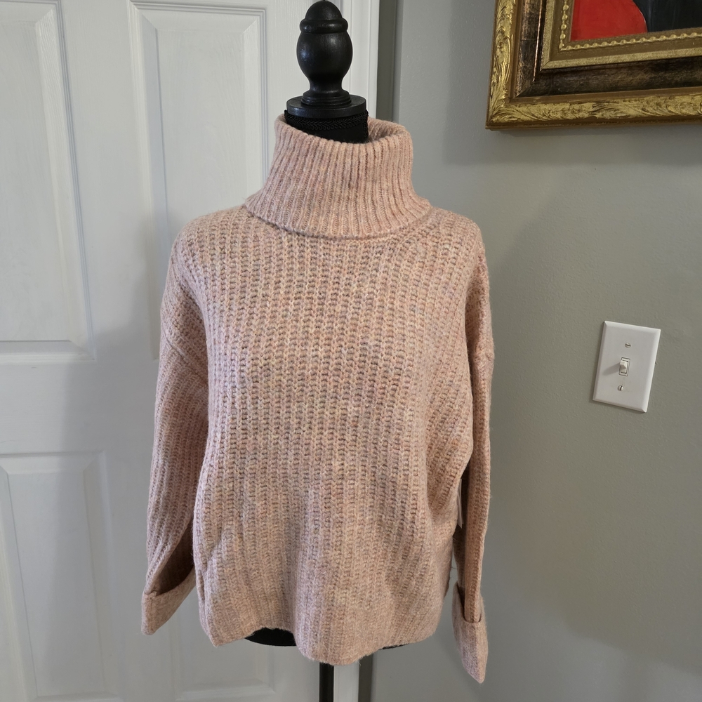 Philosophy Soft Pink Turtleneck Sweater